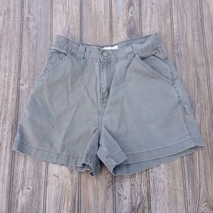 Vintage Green Carpenter Faded Glory Shorts